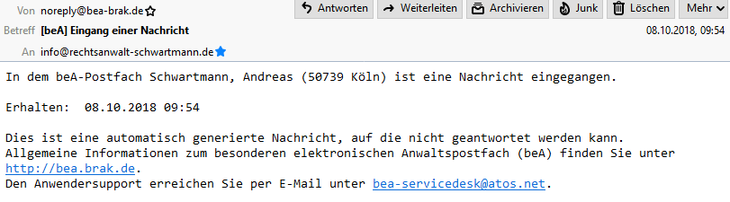Rechtsanwalt Schwartmann, Düren und Köln