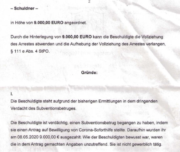 Subventionsbetrug